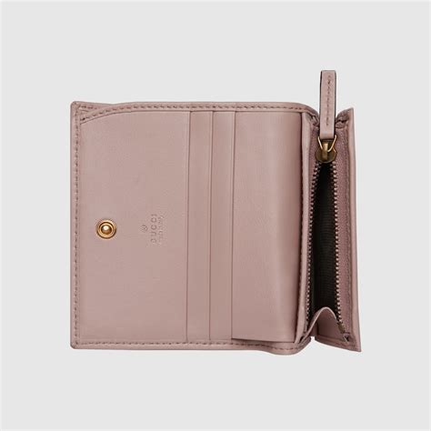 gucci marmont wallet dusty pink